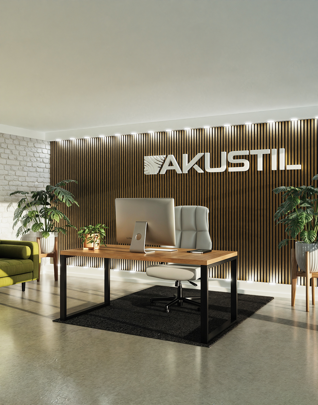 Akustikpaneel Brushed Gold 240x60 cm Angebot Akustikpaneel Brushed Gold 240x60 cm Angebot