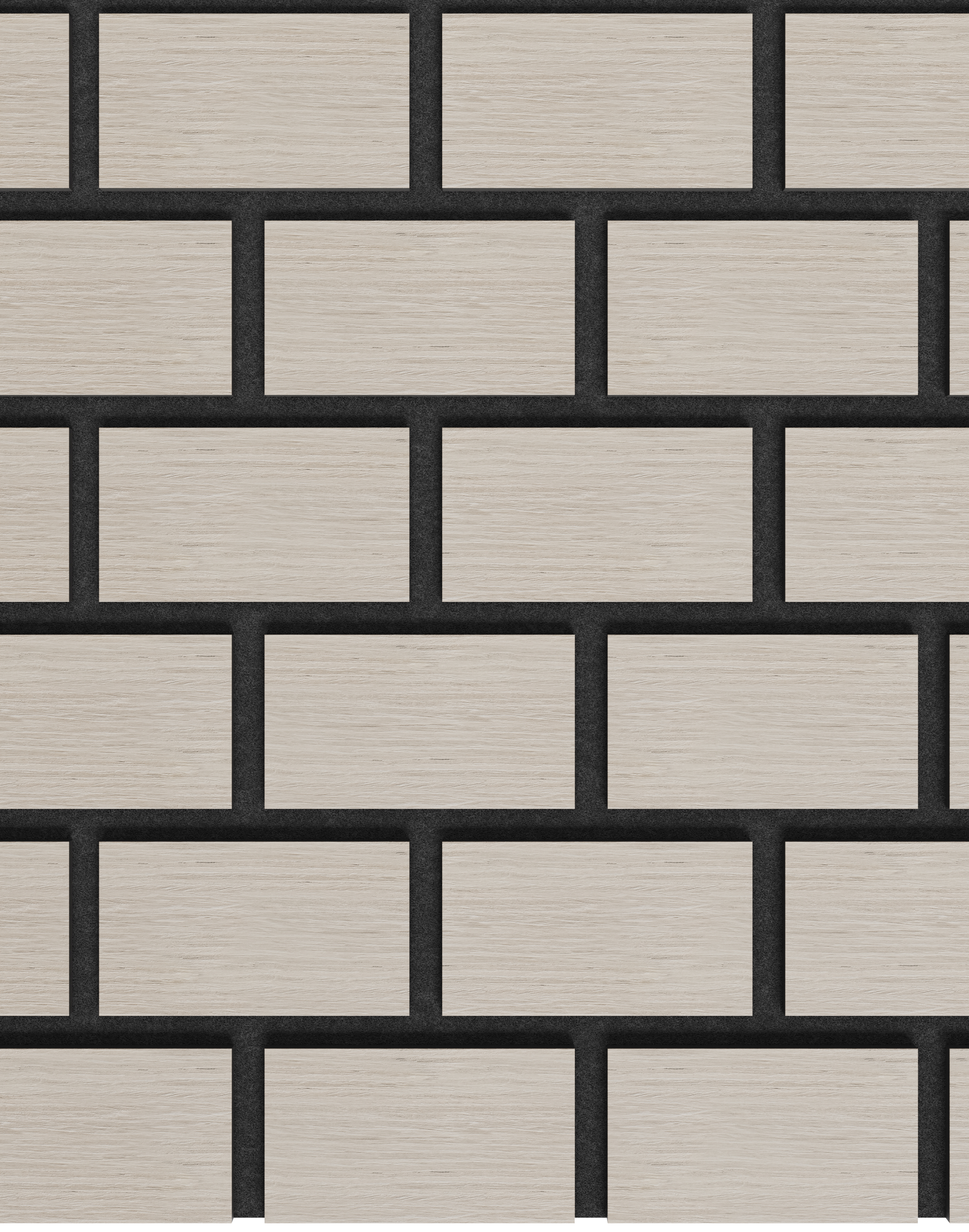 Akustikpaneel Bricks Blonde Ash 240x60 cm Akustikpaneel Bricks Blonde Ash 240x60 cm