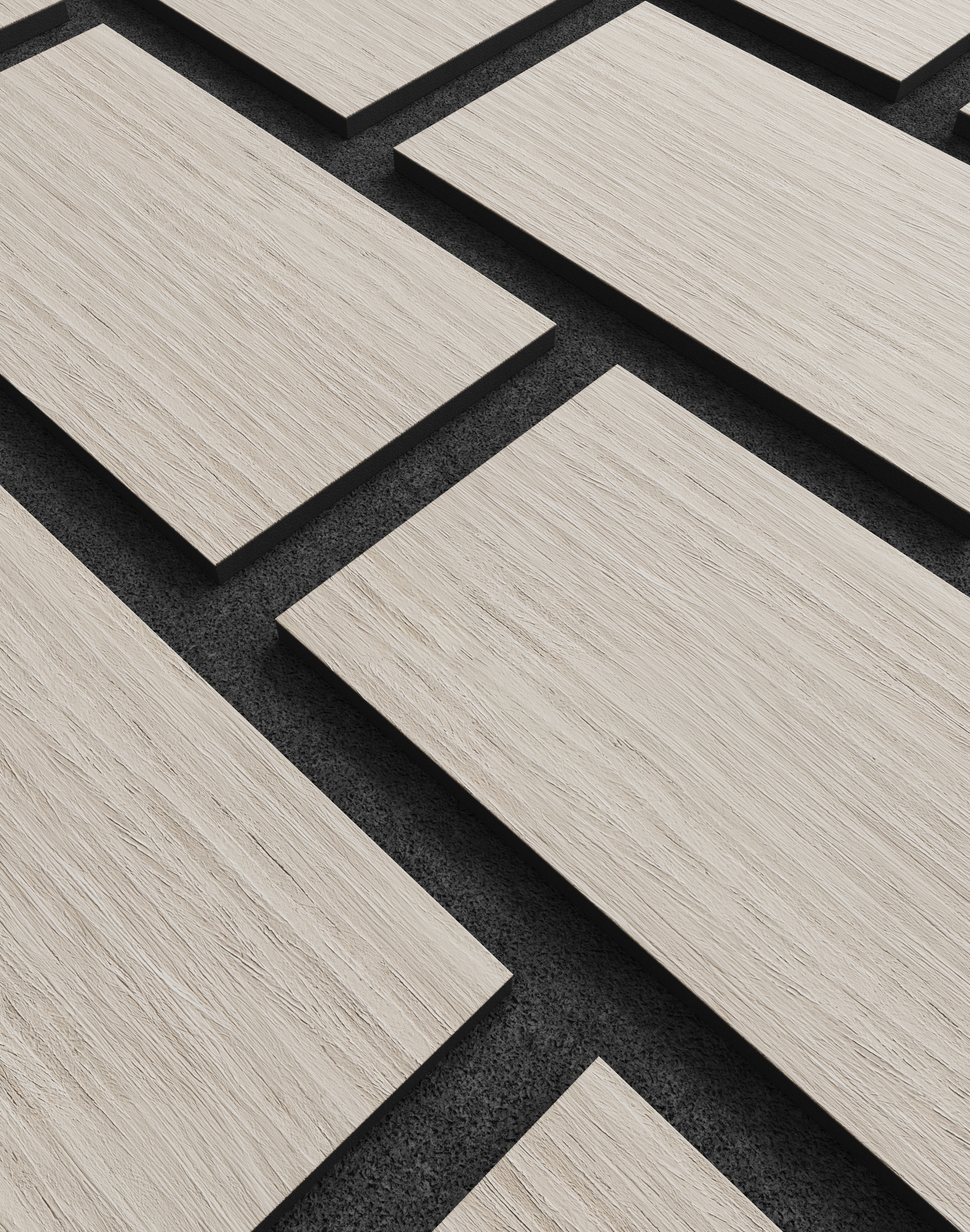 Akustikpaneel Bricks Blonde Ash 240x60 cm Akustikpaneel Bricks Blonde Ash 240x60 cm