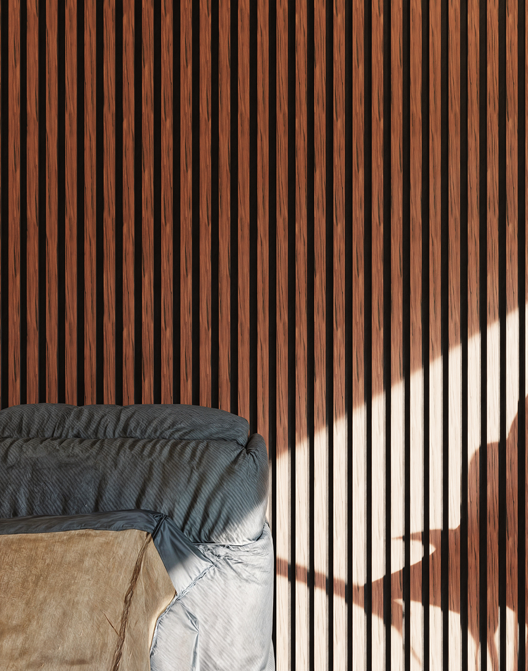 Akustikpaneel Palisander Muster Akustikpaneel Palisander Muster