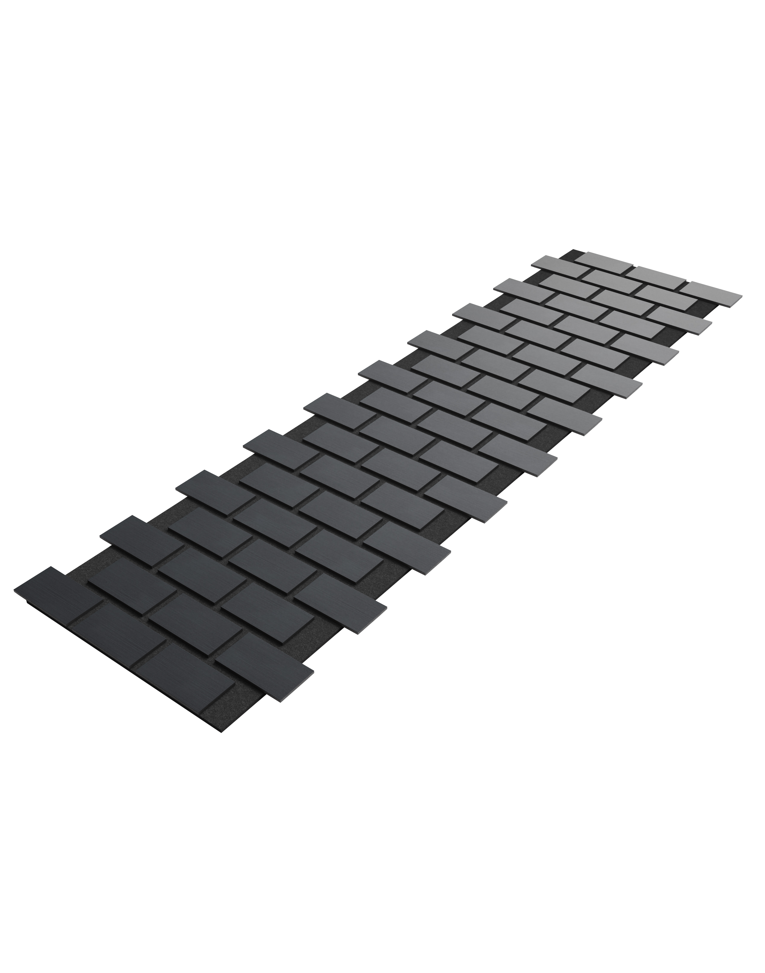 Akustikpaneel Bricks Graphite Black 240x60 cm Akustikpaneel Bricks Graphite Black 240x60 cm