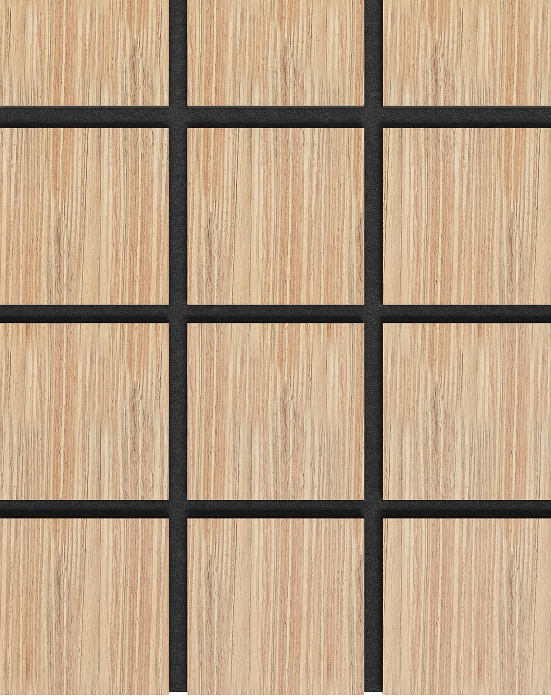 Akustikpaneel Quadra Golden Teak 240x60 cm