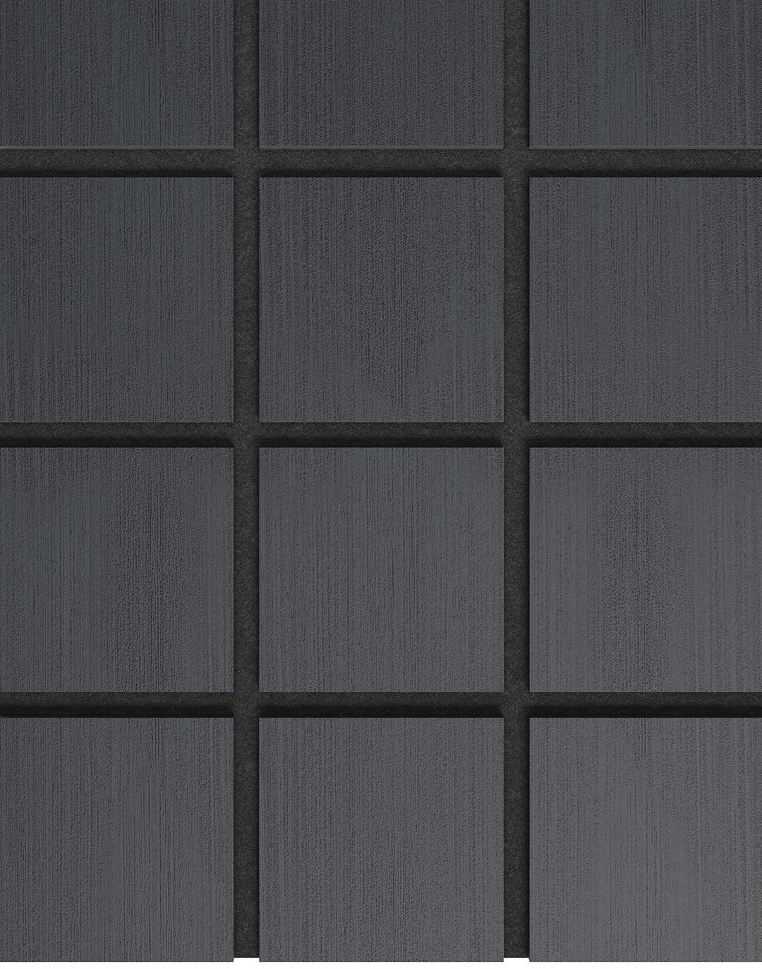 Akustikpaneel Quadra Graphite Black 240x60 cm Akustikpaneel Quadra Graphite Black 240x60 cm