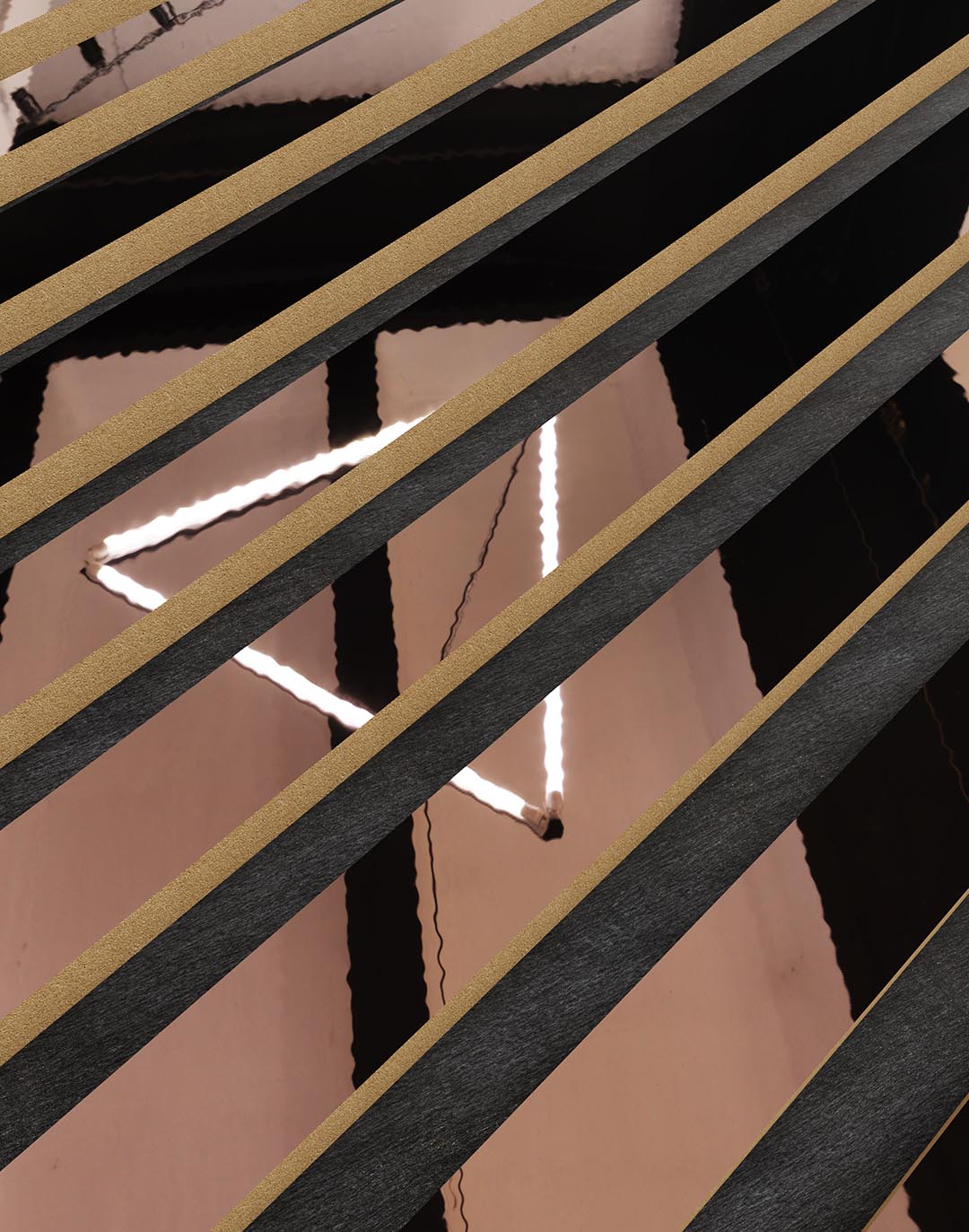 Akustikpaneel Mirror Copper 240x60 cm Akustikpaneel Mirror Copper 240x60 cm