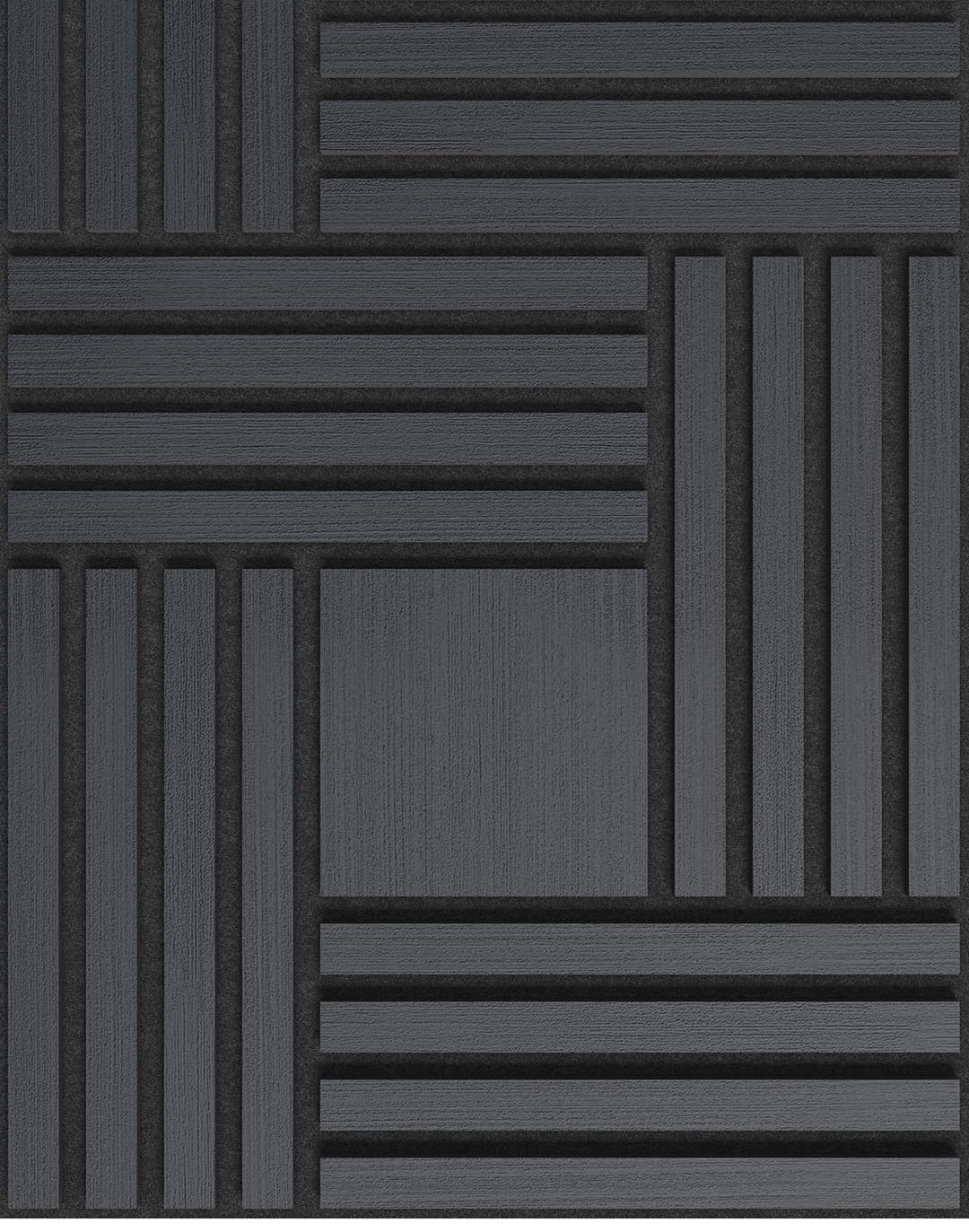 Akustikpaneel Vectra Graphite Black 240x60 cm