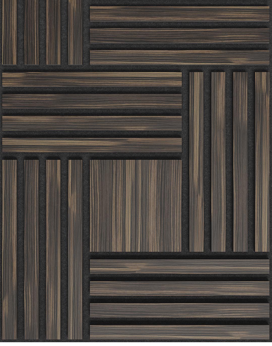 Akustikpaneel Vectra Zebrano 240x60 cm