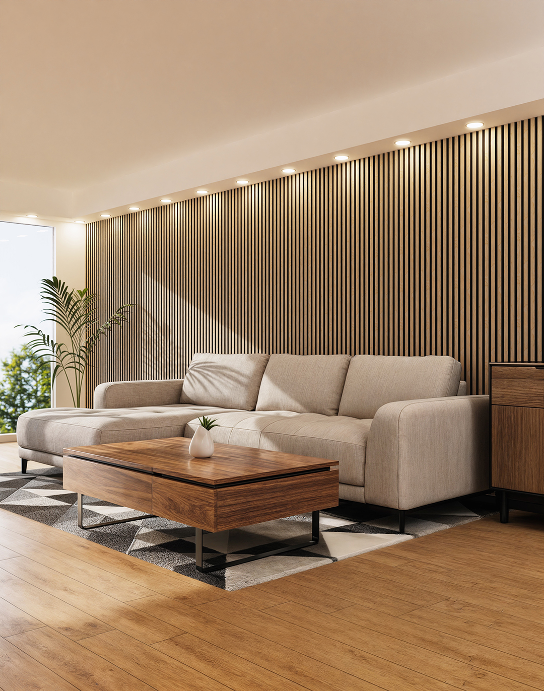 Akustikpaneel White Oak 240x60 cm Muster Akustikpaneel White Oak 240x60 cm Muster