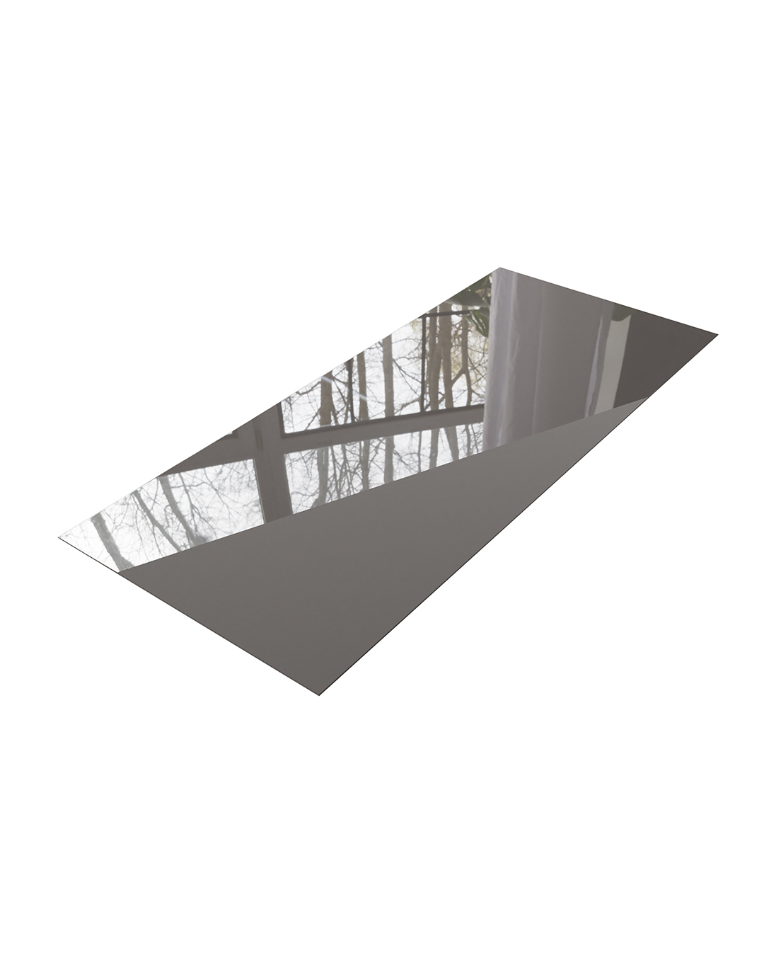 PVC-Paneel - Dunkelgrau (182) - Glänzend - 288x122 cm PVC Wandpaneel Staubgrau Glanz hochglänzend grau Wandverkleidung Innenausbau AKUSTIL