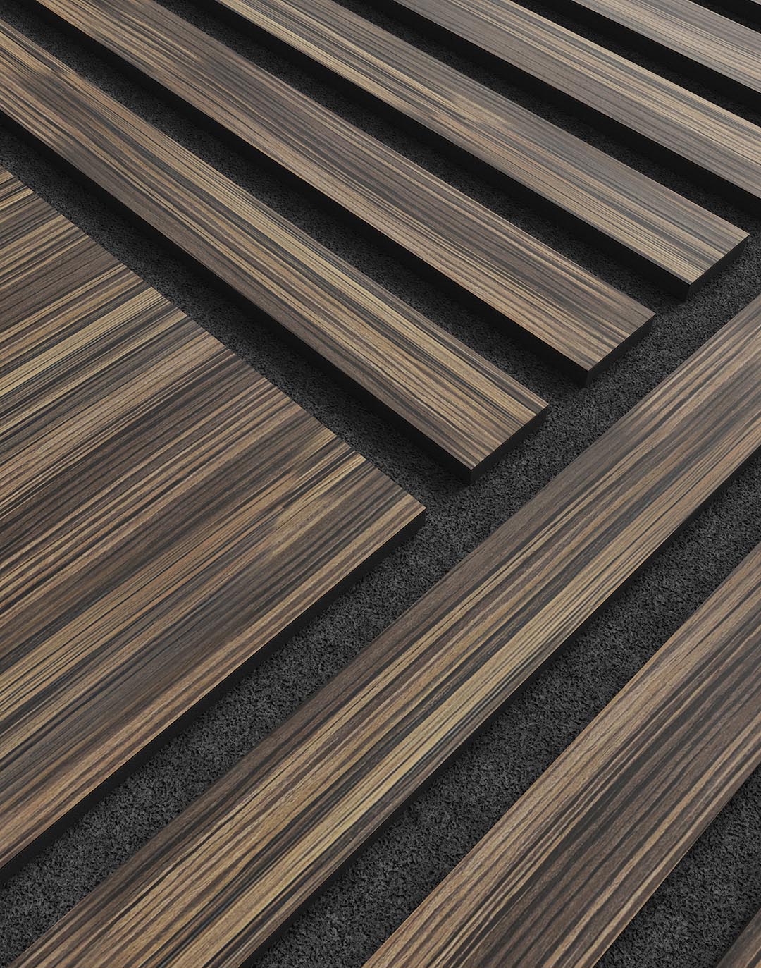 Akustikpaneel Vectra Zebrano 240x60 cm Akustikpaneel Vectra Zebrano 240x60 cm