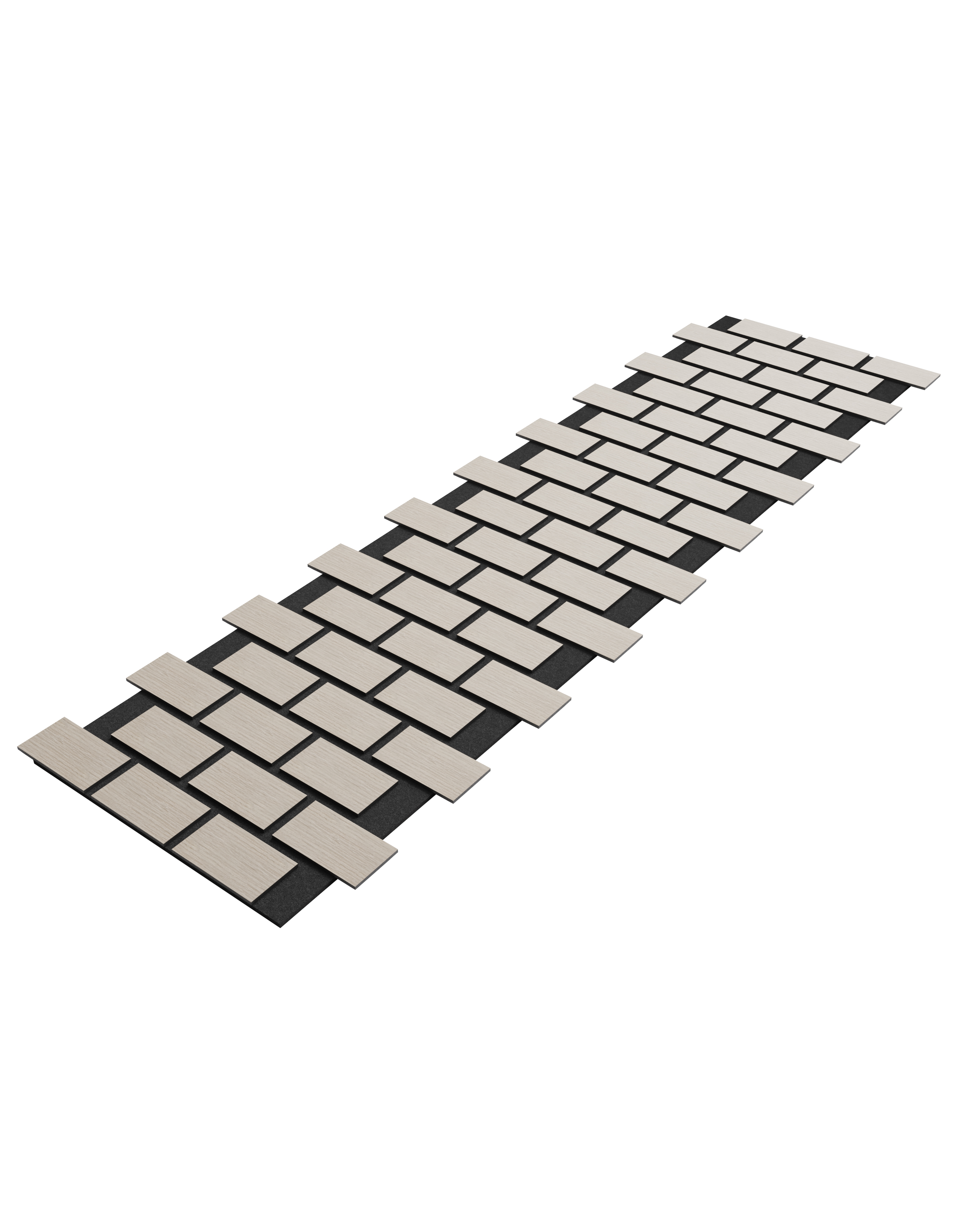 Akustikpaneel Bricks Blonde Ash 240x60 cm Akustikpaneel Bricks Blonde Ash 240x60 cm