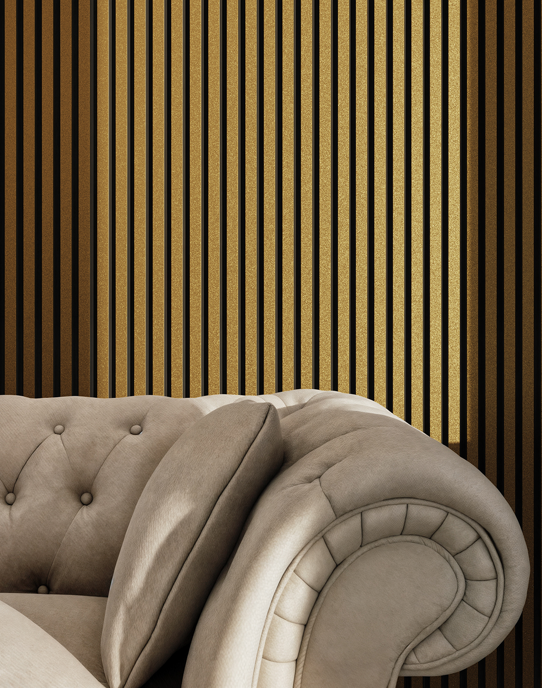 Akustikpaneel Golden Glitter 240x60 cm Angebot Akustikpaneel Golden Glitter 240x60 cm Angebot