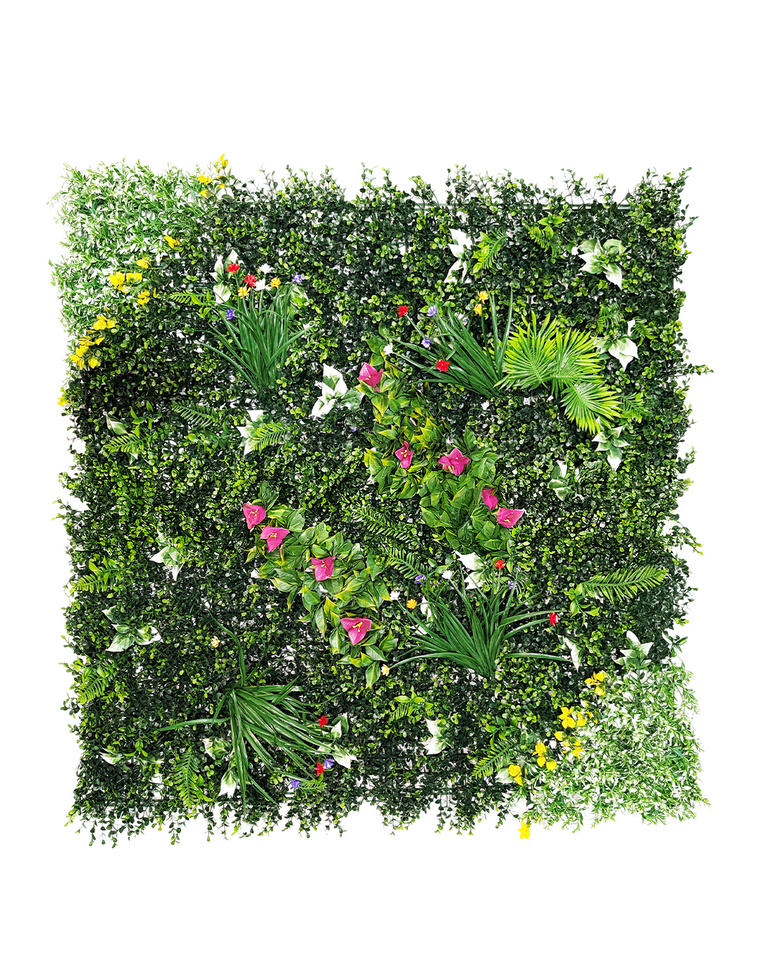 Pflanzenwand Jungle Blossom 100x100 cm Pflanzenwand Jungle Blossom 100x100 cm