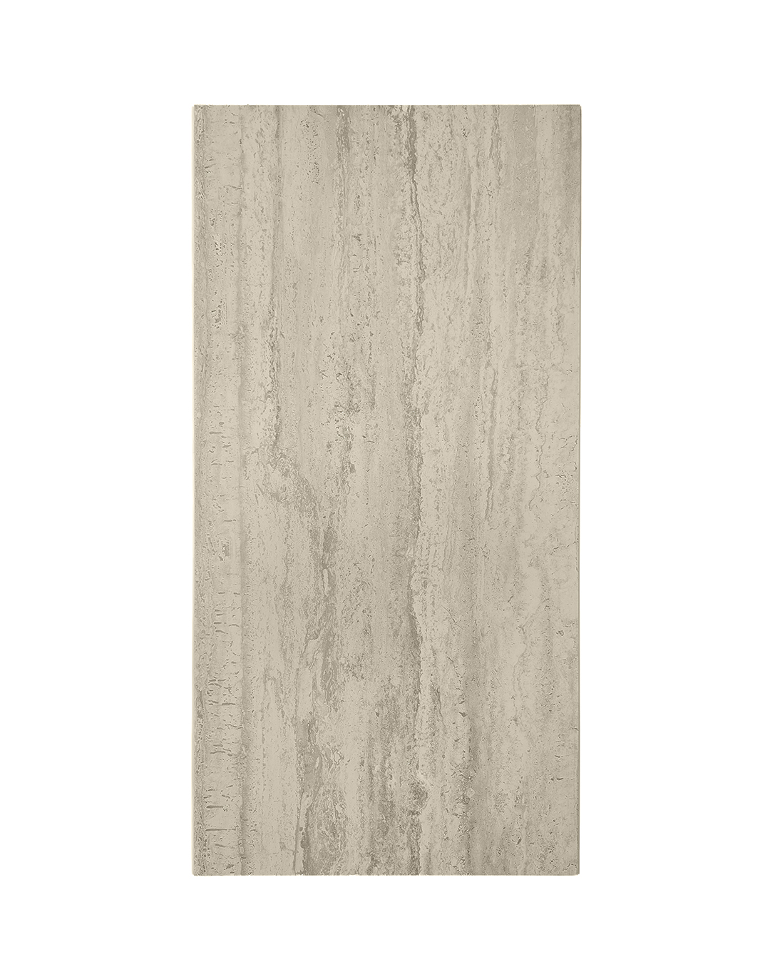 Wand- und Bodenfliese - Seramiksan - Traverten Beige Matt (304) - 120x60 cm Travertin Beige Matt PVC Wandpaneel Steinoptik für Wohnraum und Büro AKUSTIL