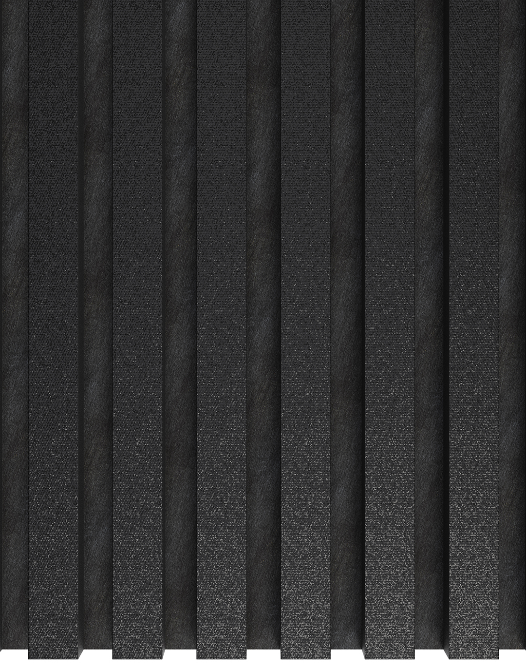 Akustikpaneel Classic - Black Glitter (101) - 240x60 cm Schwarzes Akustikpaneel mit Glitzer-Optik Holzlamellen Wandverkleidung AKUSTIL für Wohnraum und Büro